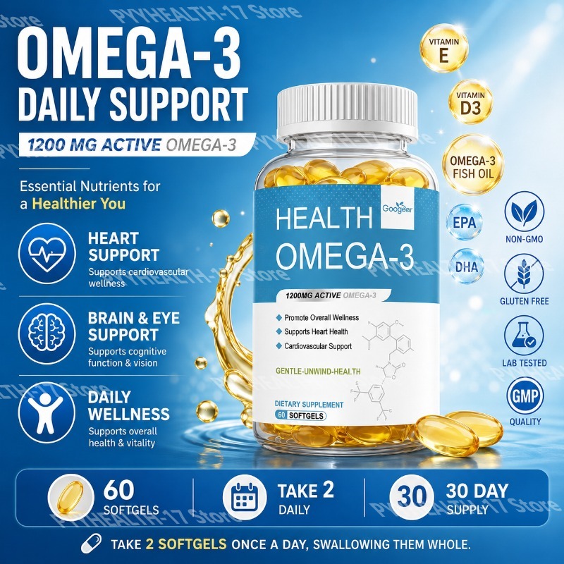 Omega 3 Fish Oil - Омега-3 в мягких капсулах с 1200