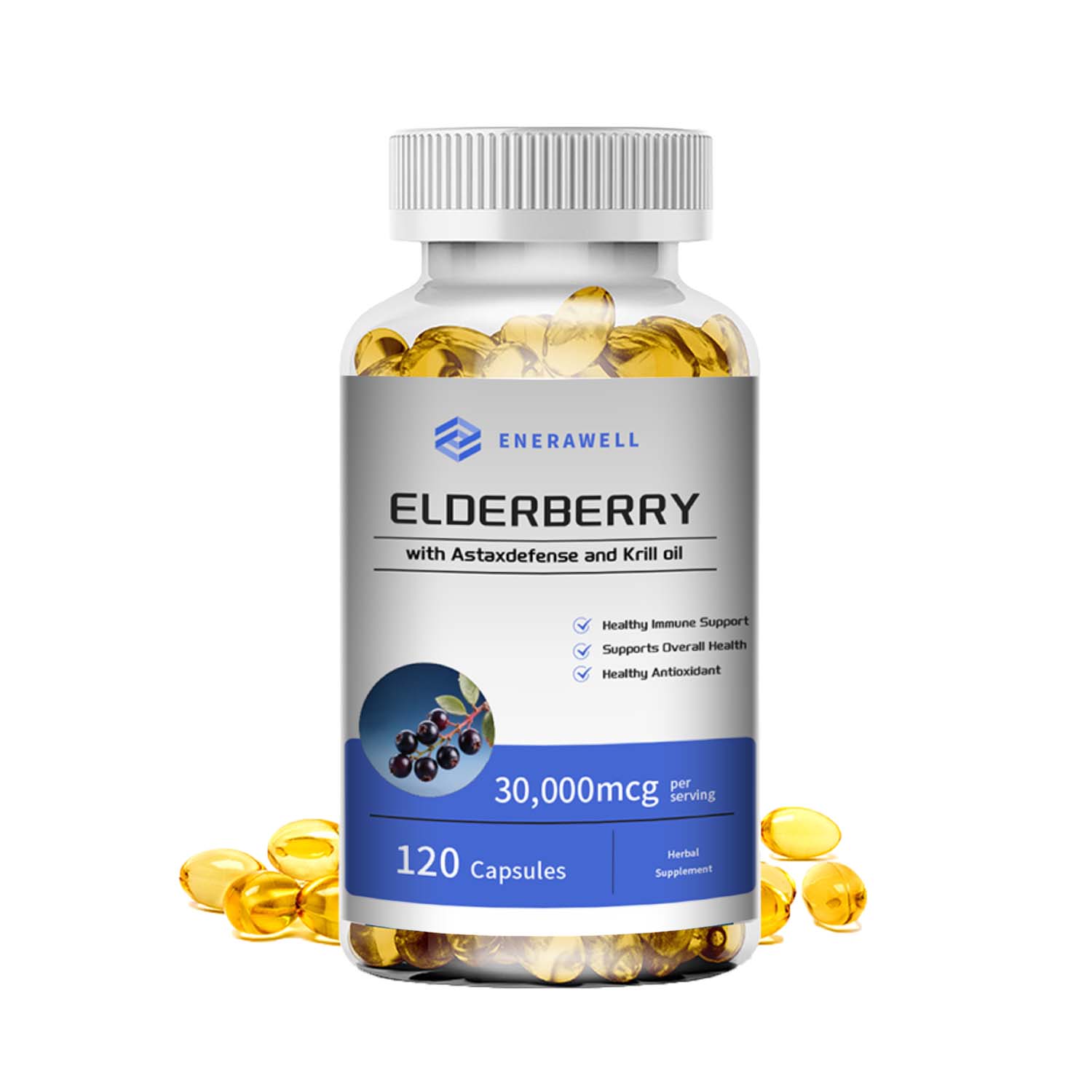 Omega 3 Fish Oil - Масло антарктического криля 1000 мг в