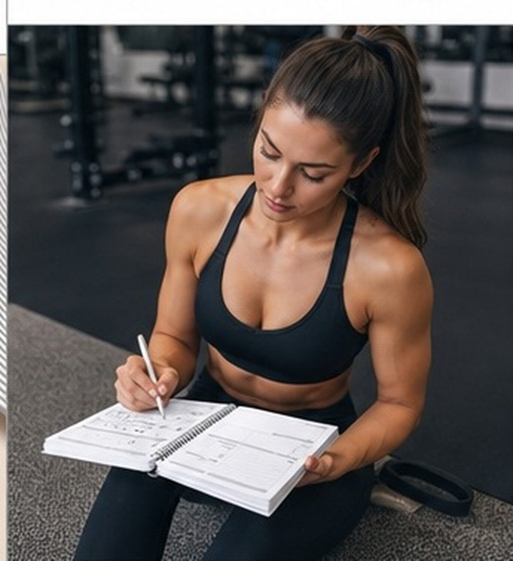 Nutrition Fitness Books - Журнал для фитнеса 11,7x8,5: Планер тренировок