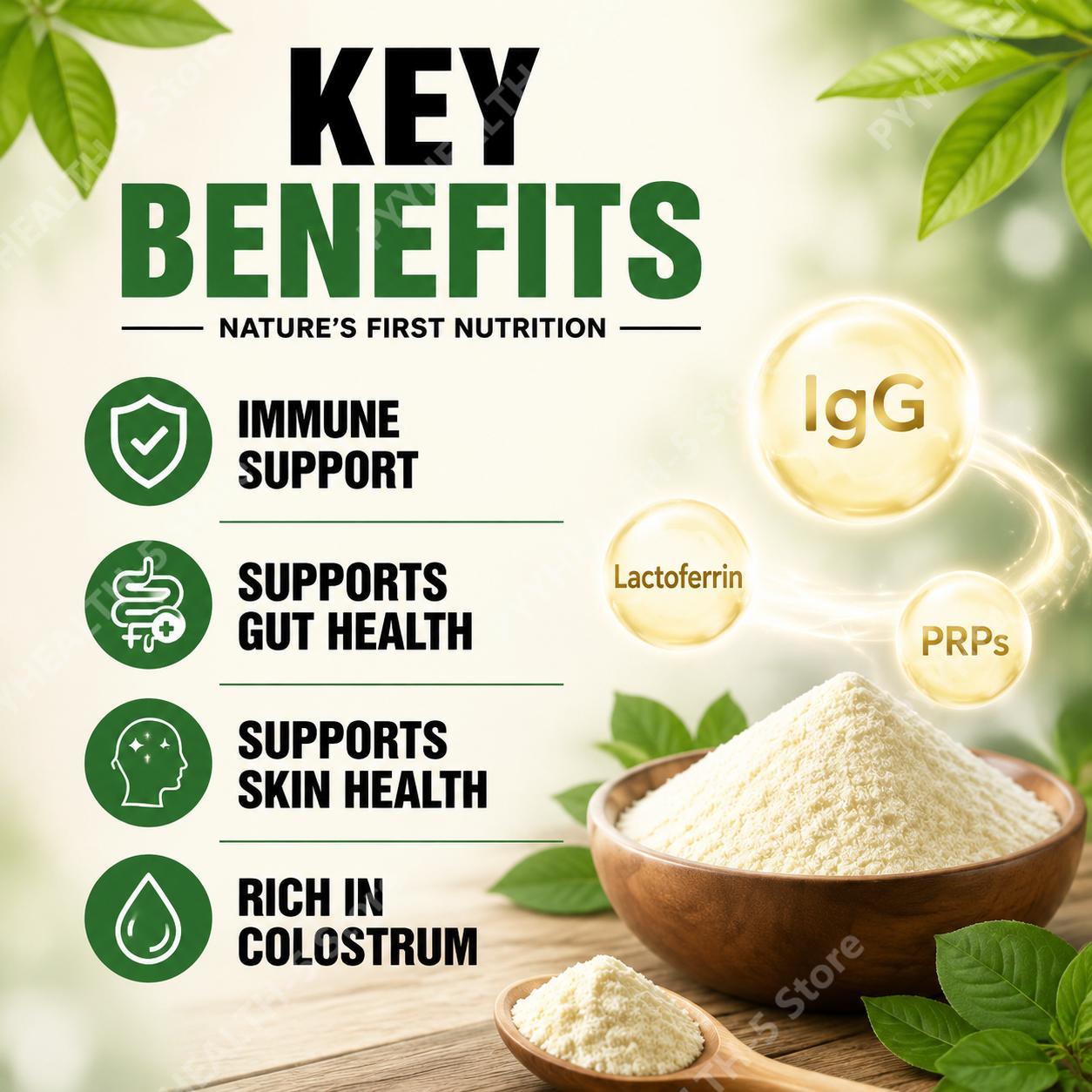 Порошок из коровьего молозива  – обзор и цена Colostrum Bovine Powder