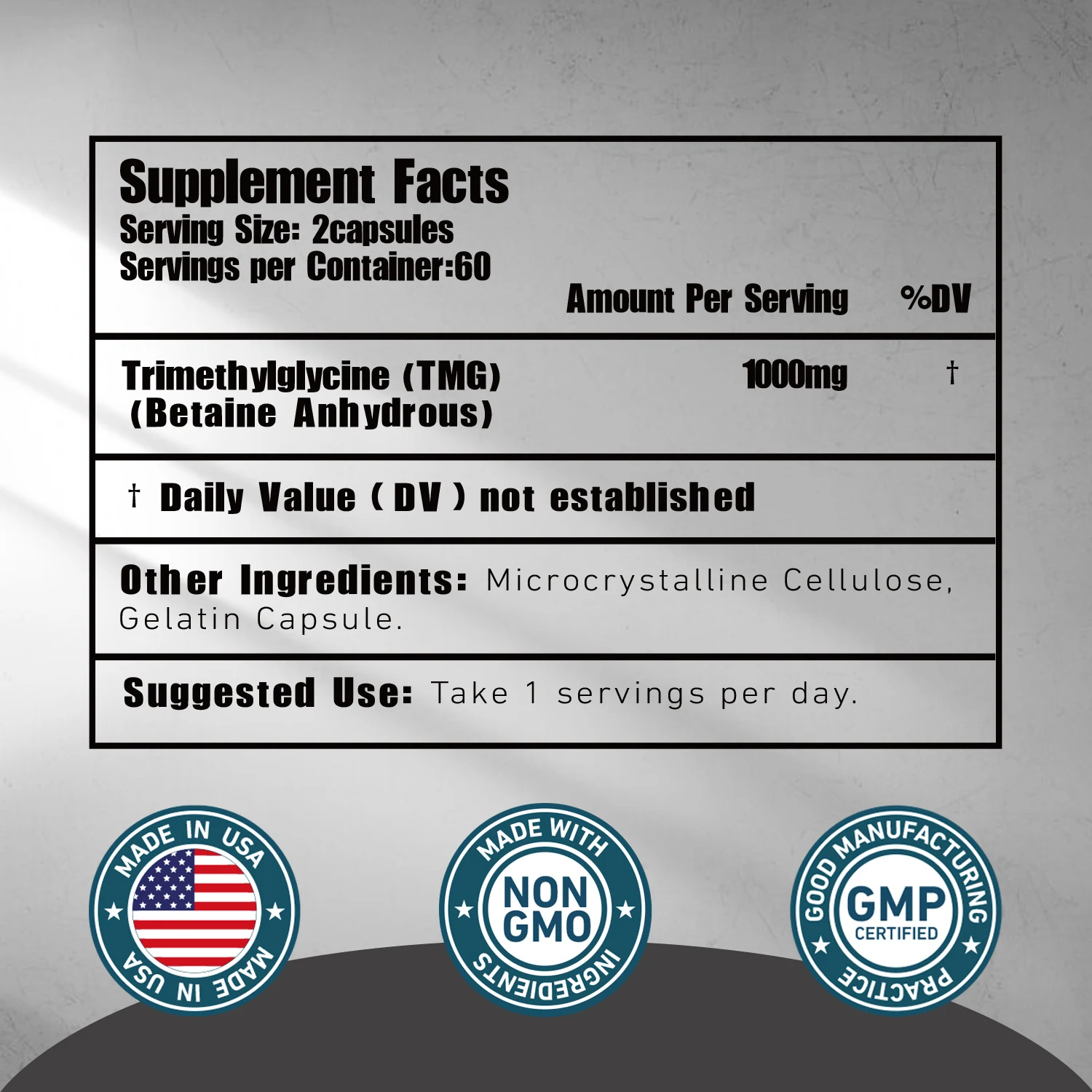 TMG Trimethylglycine — улучшае – обзор и цена Nac N Acetyl Cysteine