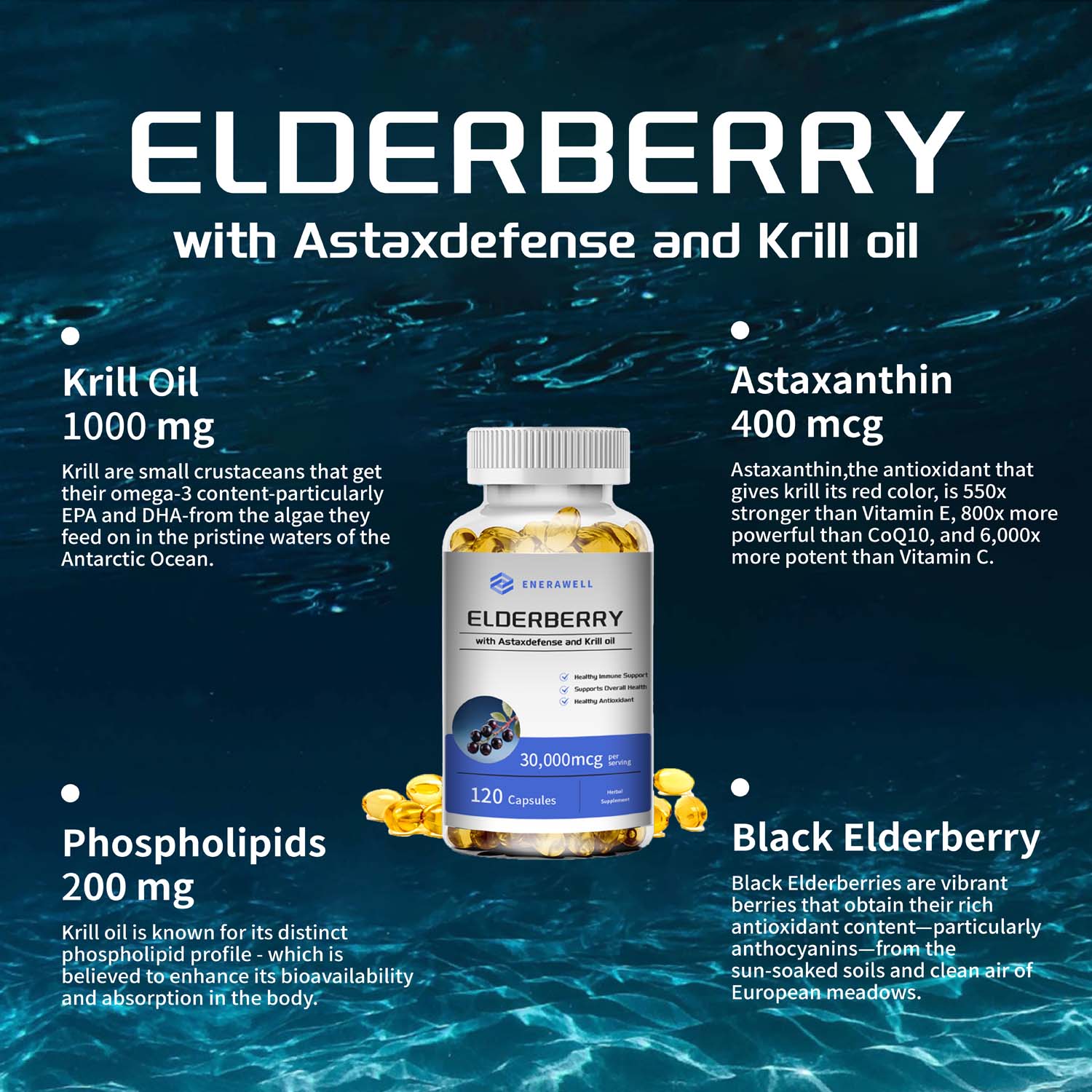 Масло антарктического криля 10 – обзор и цена Omega 3 Fish Oil