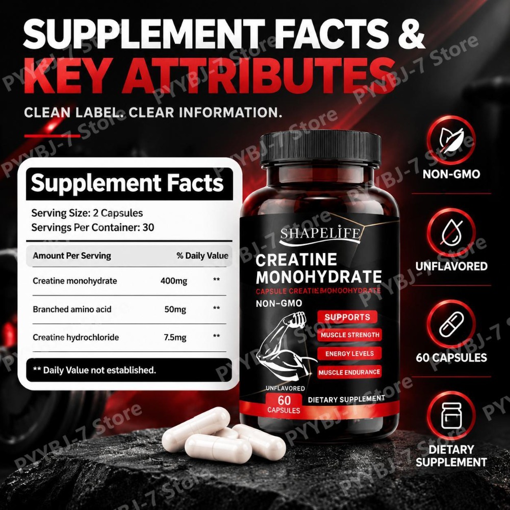 Капсулы с креатином моногидрат – обзор и цена Creatine Hcl Capsule