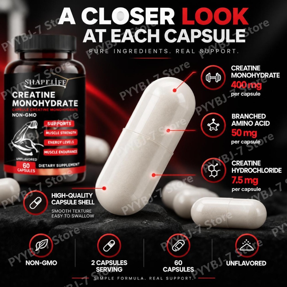 Капсулы с креатином моногидрат – обзор и цена Creatine Hcl Capsule
