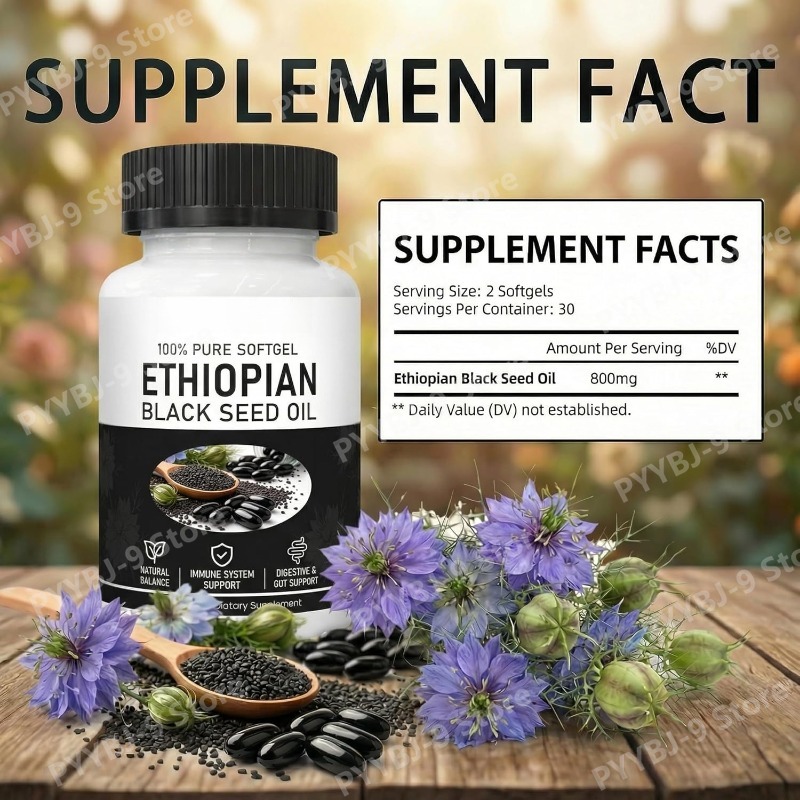 Эфиопское масло черного тмина  – обзор и цена Black Seed Oil Capsule