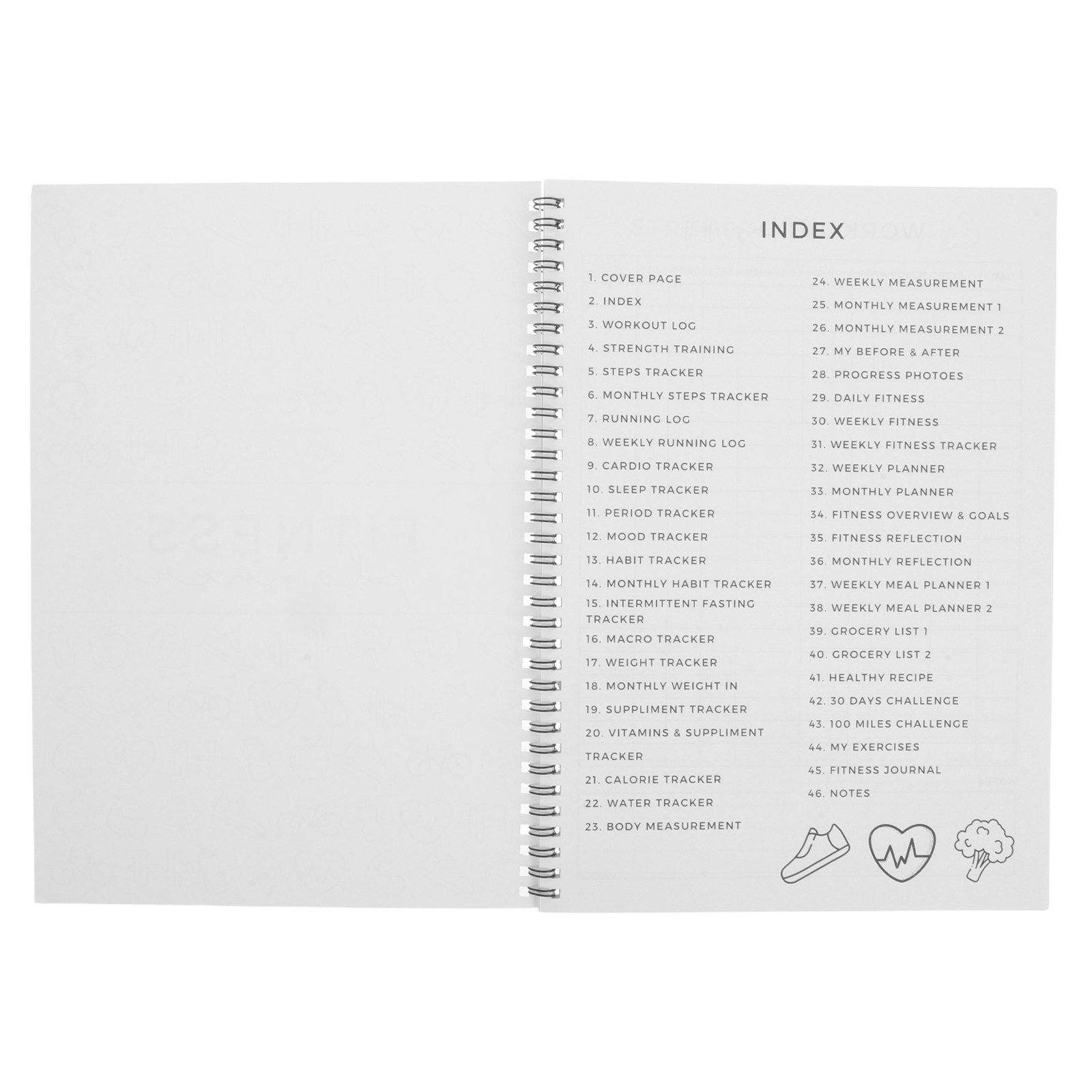 Журнал для фитнеса 11,7x8,5: П – обзор и цена Nutrition Fitness Books